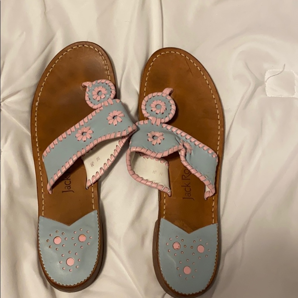 Blue/Pink Jack Rogers Classic Sandal